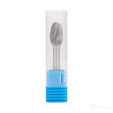 Борфреза твердосплавная NORGAU Industrial овальная 12 мм, форма E, ALU