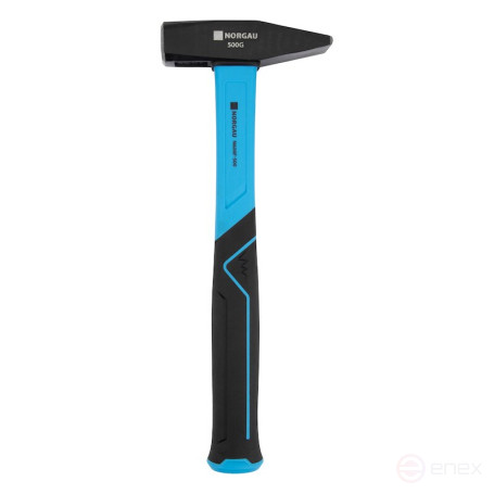 Молоток слесарный NORGAU Industrial с рукояткой из фибергласса 500 г, N600F-500