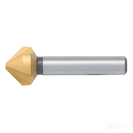 NORGAU Industrial countersink for metal 12.4 mm, 90°, Z3, HSS/TIN, form C