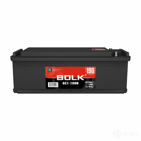 Аккумулятор BOLK Standart 190 А/ч R+(4) 514x218x210 B EN 1200 А