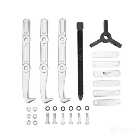 Hinged puller NORGAU Industrial three-grip NUP36-4