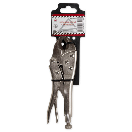 Clamping pliers with a 175 mm retainer. with a semicircular grip ARNEZI R6070001
