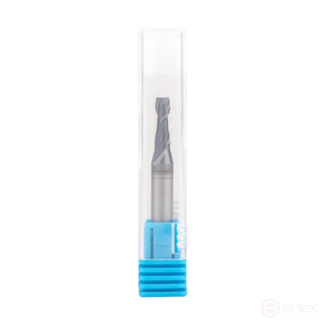 Фреза концевая универсальная NORGAU Industrial по металлу 4х50 мм, Z2, VHM/AlCrSiN