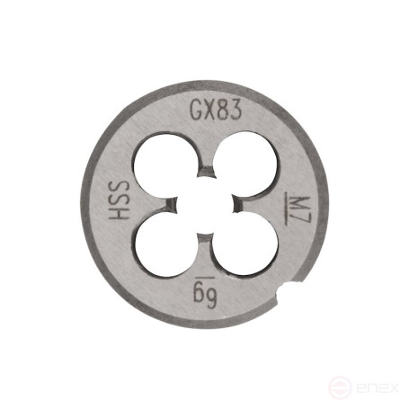 Плашка NORGAU Industrial по металлу M7х1 мм, HSS