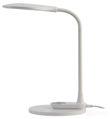 Настольный светильник ЭРА NLED-498-10W-W светодиодный со съемным основанием белый
