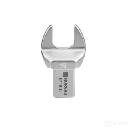 Насадка рожковая NORGAU Industrial для динамометрического ключа 18, прямоугольный привод 14х18