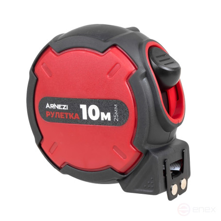 Profi 10m x 25mm Tape measure with double hook Arnezi R6200032