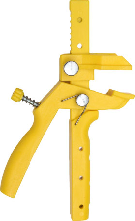 Tongs for the tile leveling system