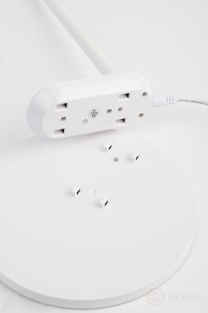 Настольный светильник ЭРА NLED-498-10W-W светодиодный со съемным основанием белый