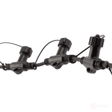 ERA ERAPS-R Splitter for IP65 Garlands 20 Sockets 2 meters Rubber Black
