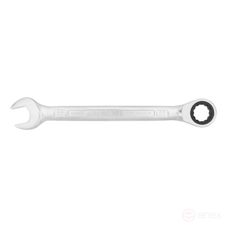 Ключ гаечный комбинированный NORGAU Industrial с трещоткой 22 мм, N7R-22