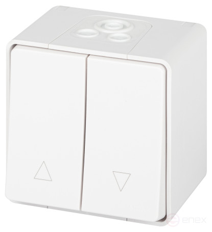 ERA Expert 11-1508-01 Switch for Blinds Push-button IP55 10AH-250V OH White