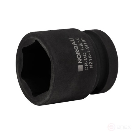 Головка торцевая ударная NORGAU Industrial шестигранная дюймовая 1", 1.9/16", N21K-1.9/16