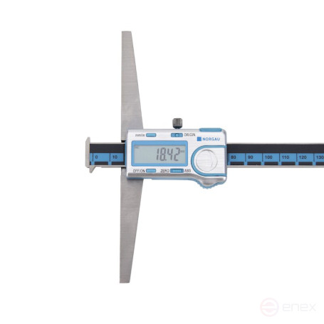 Штангенглубиномер NORGAU Industrial цифровой специальный 0-200 мм, NDD-A