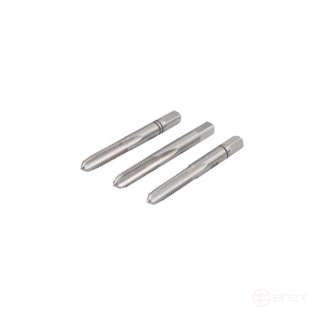 Комплект ручных метчиков NORGAU Industrial M6, HSS-E, 3 предмета