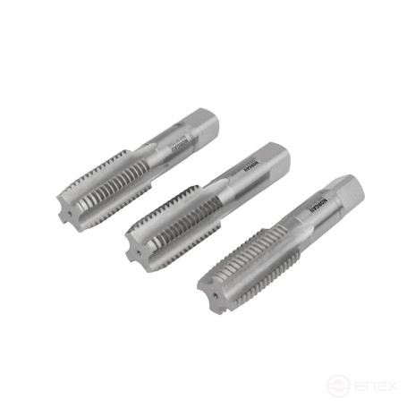 Set of hand taps NORGAU Industrial M30, HSS-E, 3 pieces