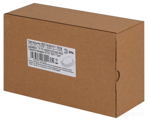 Светильник ЭРА НБО 04-60-011 Кантри дерево/стекло IP54 E27 max 60Вт 232х140 овал сосна