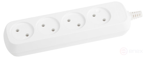 ERA KX-4 block 4 sockets without grounding white