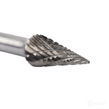 Набор борфрез твердосплавных NORGAU Industrial режущие головки 10 мм, DCM, 10 предметов