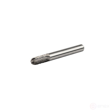 Carbide borehole NORGAU Industrial spherical cylindrical 6 mm, shape C, DCM