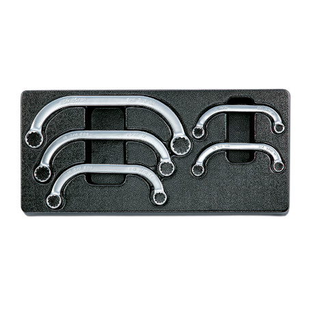 A set of double folding STARTER keys in a box, 5 items