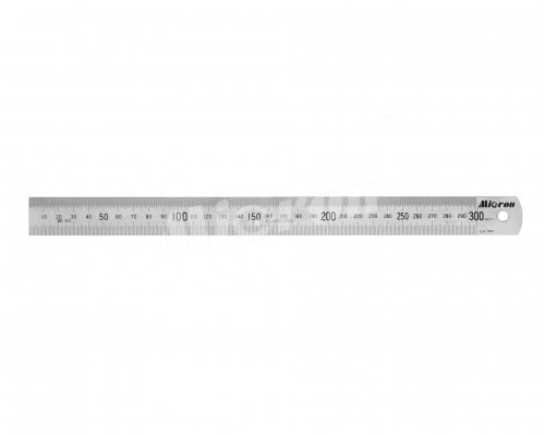 Measuring ruler 300x25.4mm metal
