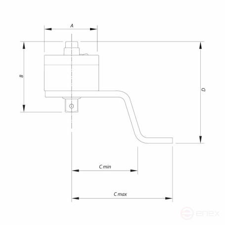NORGAU Industrial Z-shaped support for NTM45 Torque Booster-270-12- A
