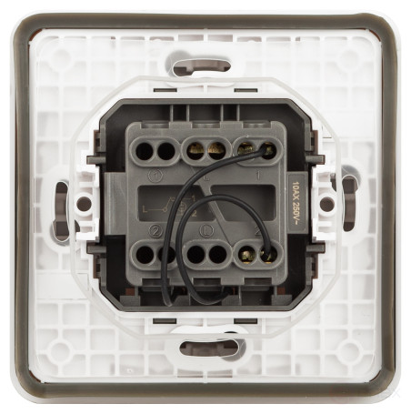 Switch ERA Expert 11-1527-01 with Backlight IP55 10AH-250V SU White