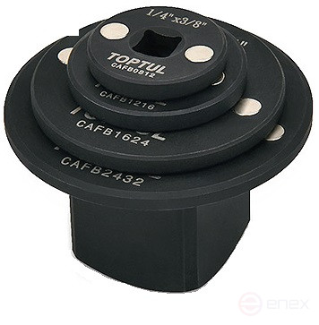 Набор переходников магнитных 1/4"-1" 4 предмета TOPTUL GAAR0404