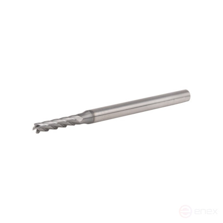 Фреза концевая универсальная NORGAU Industrial по металлу 3х60 мм, Z4, VHM/AlCrSiN