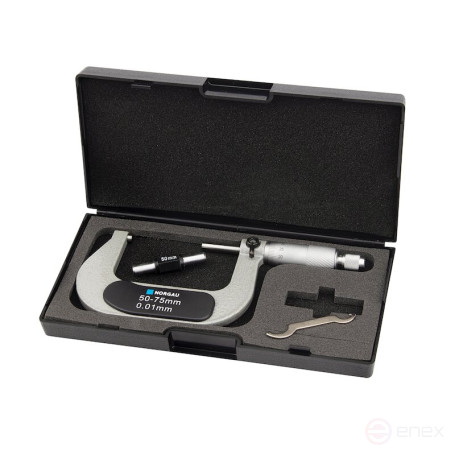 Микрометр гладкий NORGAU Industrial 50-75 мм, NM-75