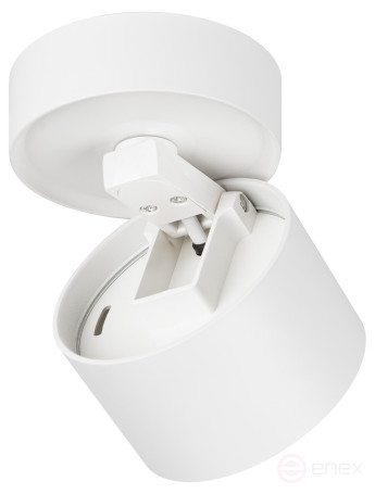 Светильник настенно-потолочный спот ЭРА OL12 GX53 SWH под лампу GX53 белый
