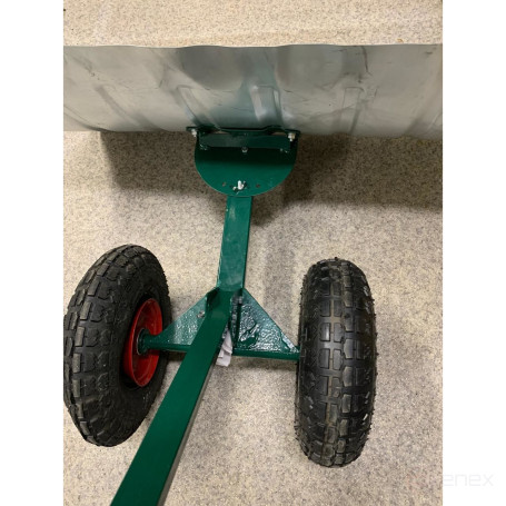 Aluminum snowplow engine on wheels (3.004-4;260-85)