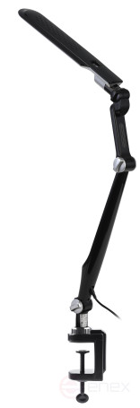 Настольный светильник ЭРА NLED-496-12W-BK светодиодный на струбцине черный