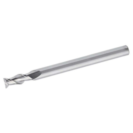 End mill NORGAU Industrial with extended shank 4x11 mm, Z2, VHM