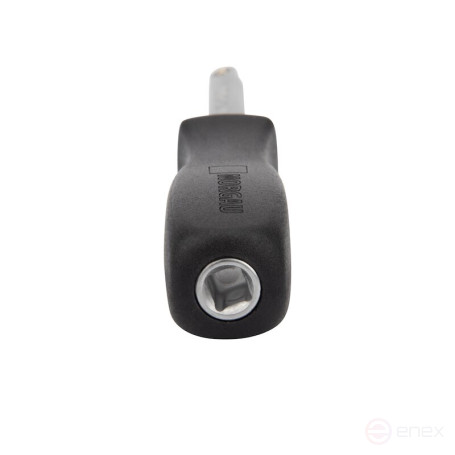 Set of hexagon socket heads NORGAU Industrial with 1/4" accessories, 35 pieces, N2035-S414 in a metal box