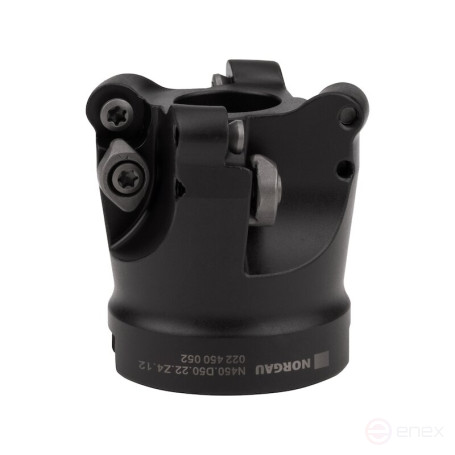 End mill with replaceable plates NORGAU Industrial for metal N450.D50.22.Z4.12