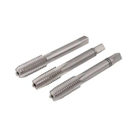 Set of hand taps NORGAU Industrial UNC 3/8, HSS, 3 pieces