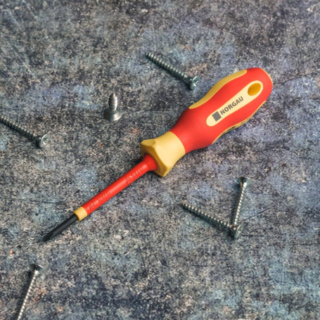 Отвертка диэлектрическая NORGAU Industrial PH0х60 мм, N171