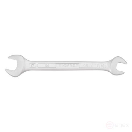 Ключ гаечный рожковый NORGAU Industrial двусторонний, 13х17 мм, N6-13х17