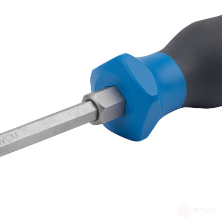 Slotted screwdriver NORGAU Industrial with 6.5 mm impact tip, N155K