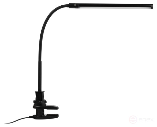 Настольный светильник ЭРА NLED-509-8W-BK светодиодный на струбцине черный