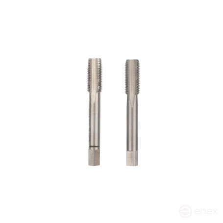 Set of hand taps NORGAU Industrial MF10x1, HSS, 2 pieces