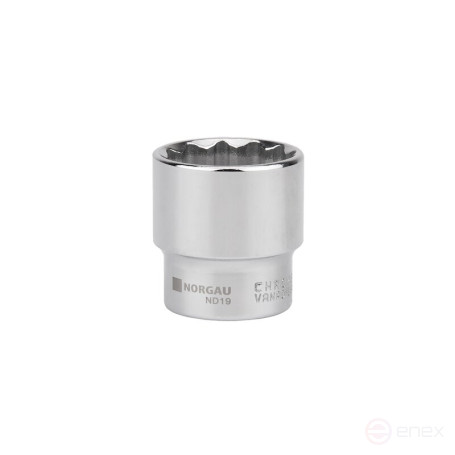 12-face end head NORGAU Industrial 1/2", 1", ND19-1