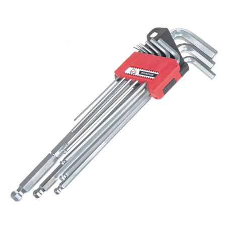 A set of HEX bus keys (hexagons) with a ball 9 pr. long ARNEZI R1060038