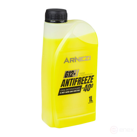Antifreeze ARNEZI Yellow G12+ ready -40 yellow 1 L N0003001