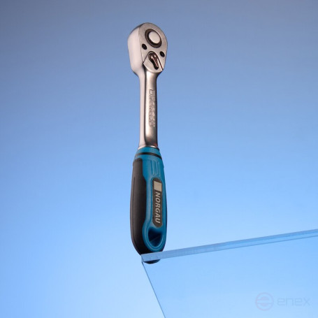 Трещотка 3/8" NORGAU Industrial, 150 мм, N30R48