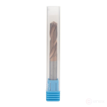 Сверло спиральное NORGAU Industrial по металлу 10х89 мм, 3xD, VHM/AlCrN/TiSiN