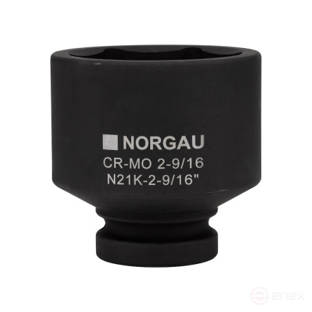 Головка торцевая ударная NORGAU Industrial шестигранная дюймовая 1", 2.9/16", N21K-2.9/16