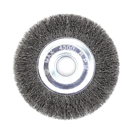 Ear brush disc D125*12*22.2, pile corrugation steel 0.30 (13-105)